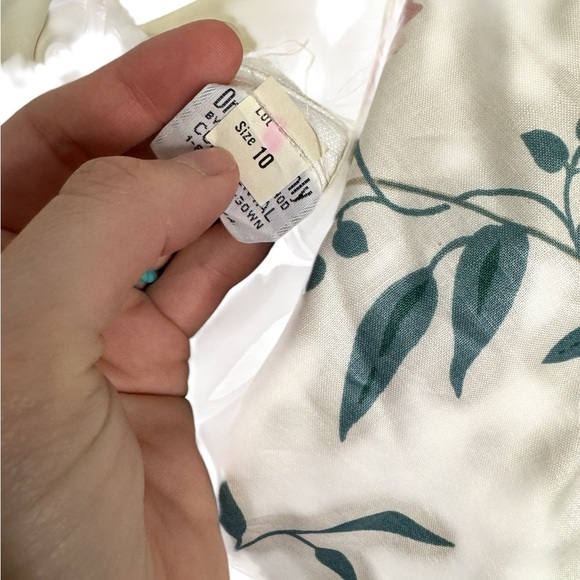 🌸 Vintage 80s‎ Floral Puff Sleeve Prairie Cottagecore Maxi Dress XS Small 🌸 - Picture 6 of 7